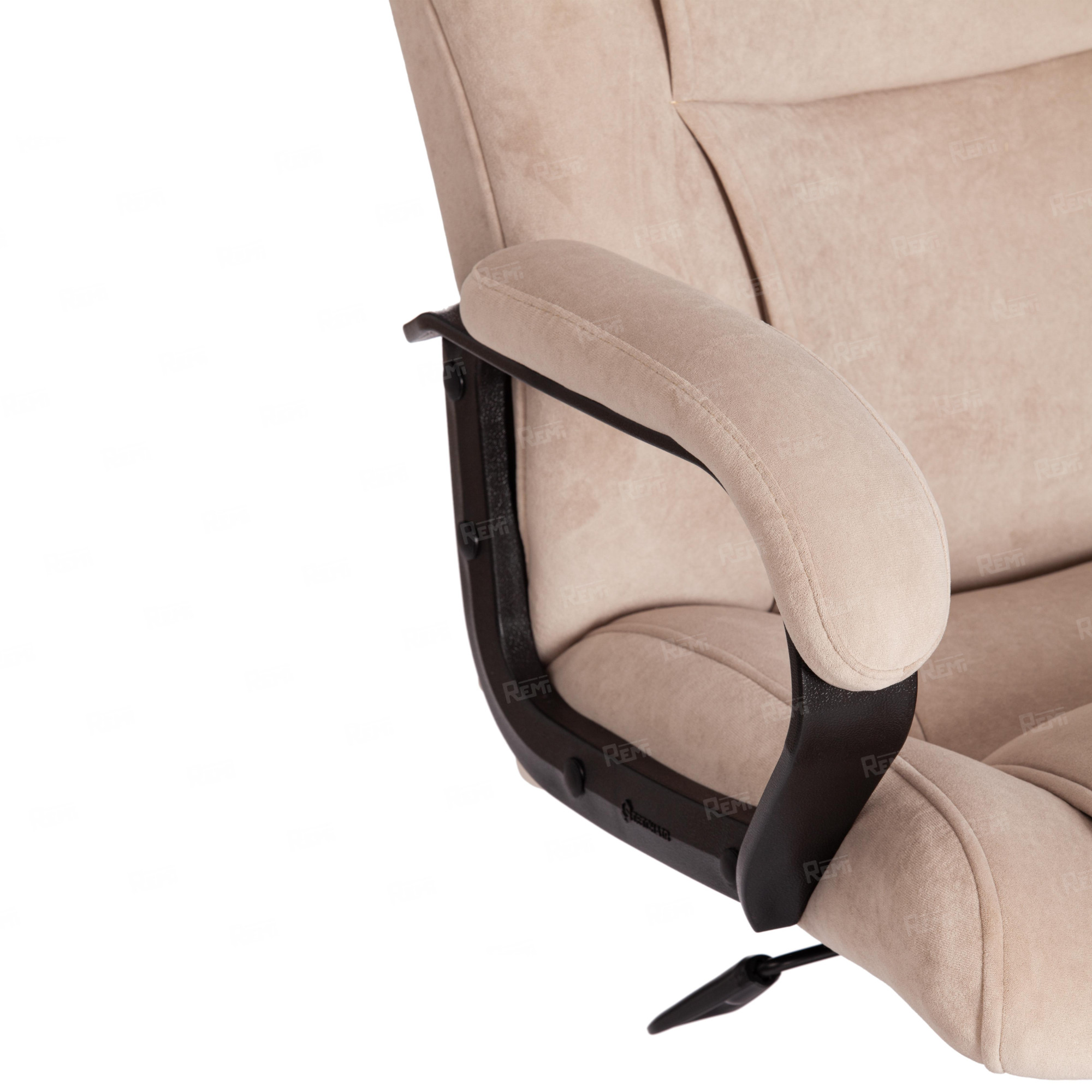 Кресло BERGAMO Бежевый/Бежевый, Флок (арт. 19359)