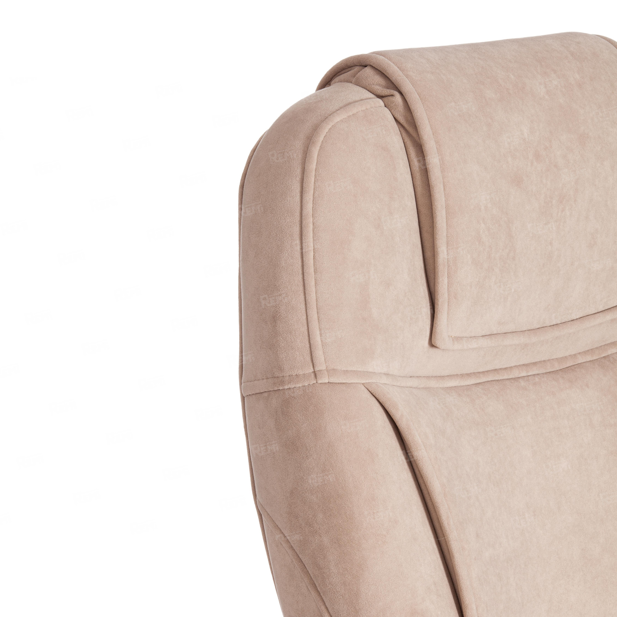 Кресло BERGAMO Бежевый/Бежевый, Флок (арт. 19359)