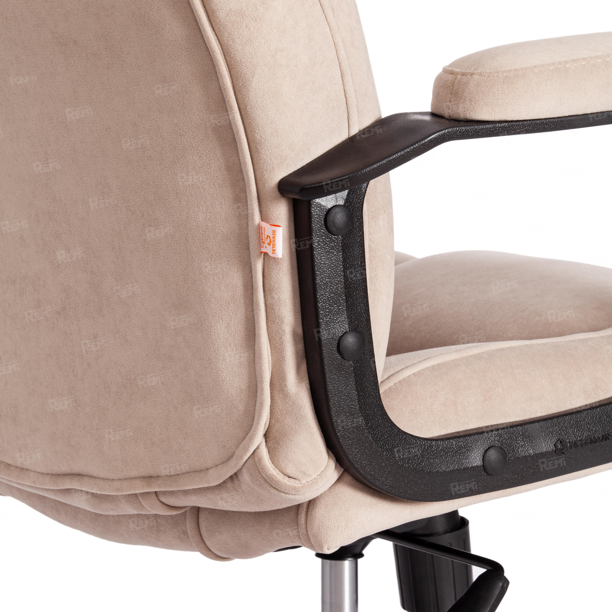 Кресло BERGAMO Бежевый/Бежевый, Флок (арт. 19359)