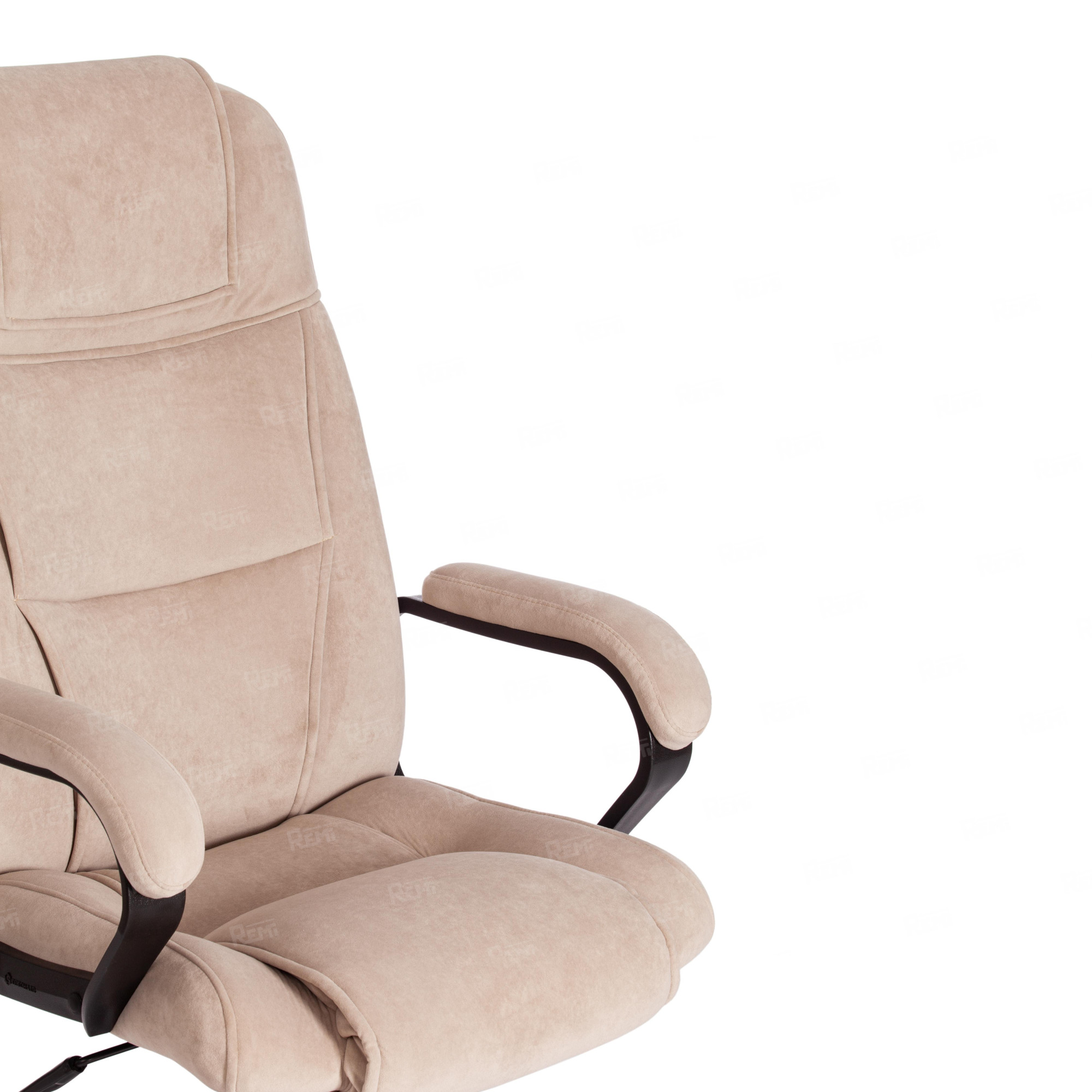 Кресло BERGAMO Бежевый/Бежевый, Флок (арт. 19359)