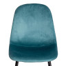 Стул BREEZE (mod. 4724) Бирюзовый/Бирюзовый, Вельвет (арт. 19614)