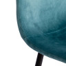 Стул BREEZE (mod. 4724) Бирюзовый/Бирюзовый, Вельвет (арт. 19614)
