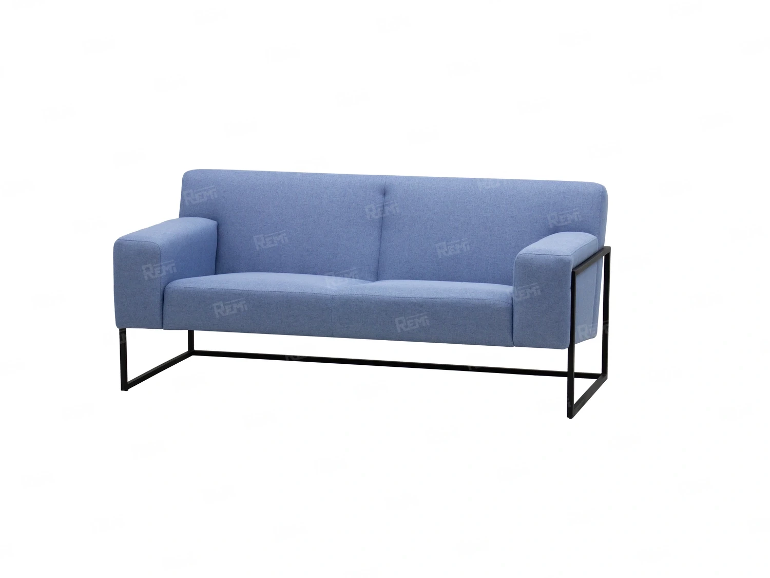 Диван Феро на 2 места цвет Голубой