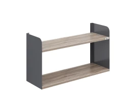 Полка настенная 900x200x500 RM190-90x20 Дуб Маувелла/Серый