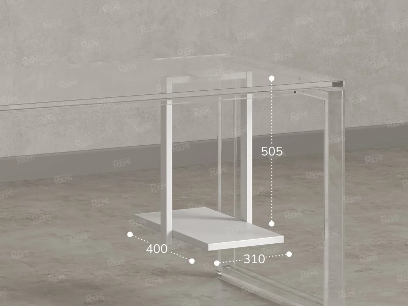 Подставка под системный блок 310x400x505 RM210-31x40 Белый/Белый