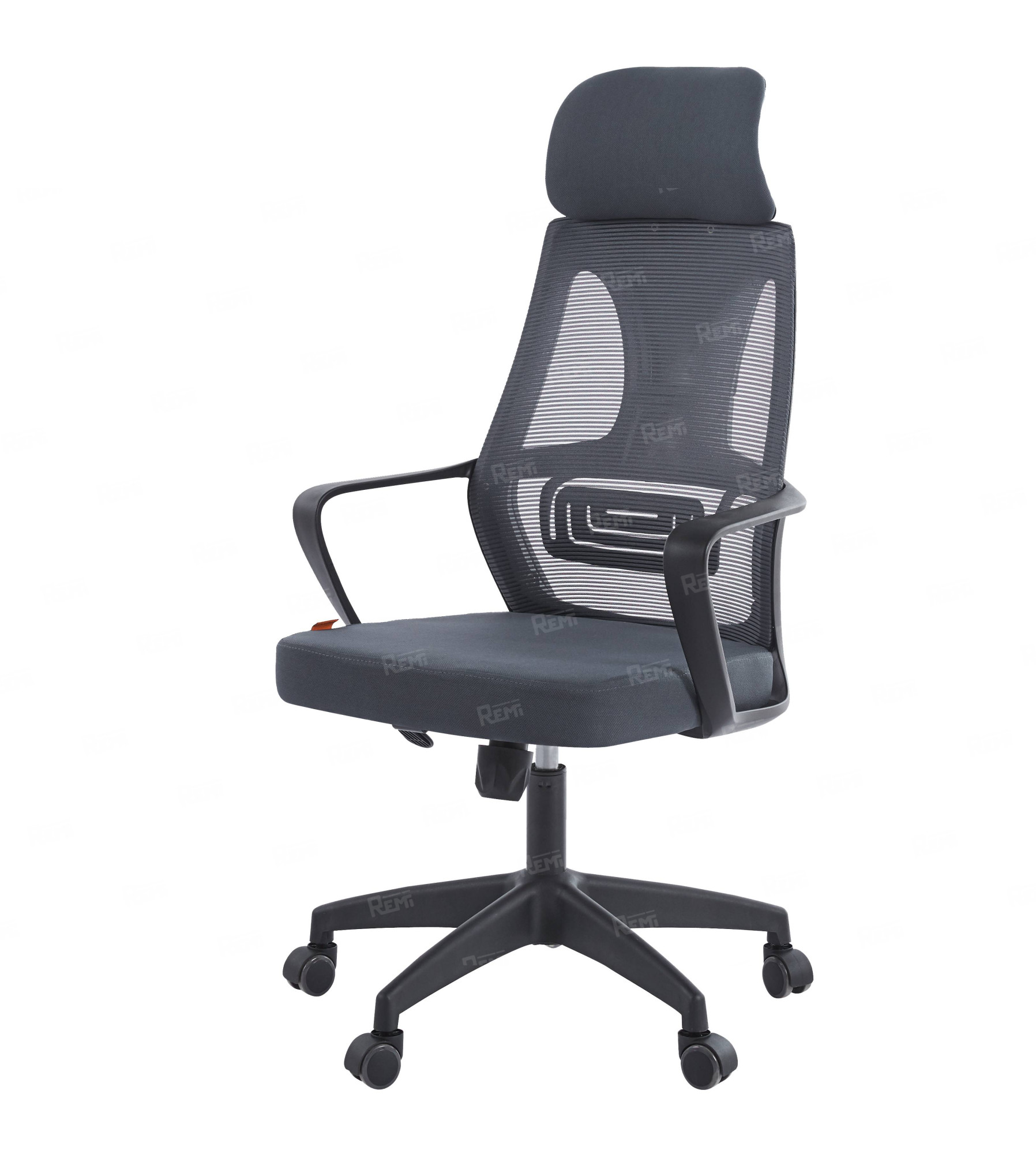 Офисное кресло Chairman CH636 черный пластик, темно-серый