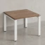 Журнальный стол с полкой 1100x700x550 RM183-11x7 Дуб Юстус/Белый