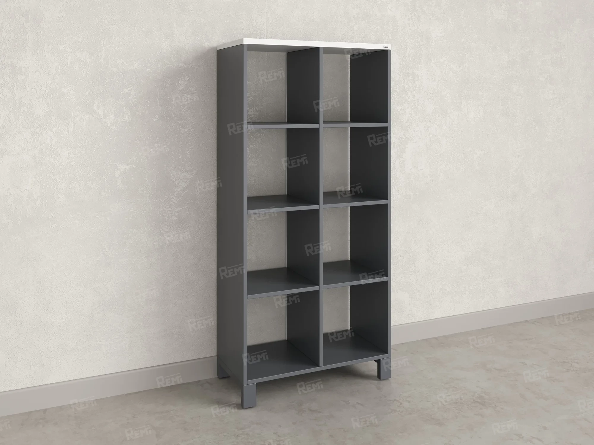 Стеллаж, 8 ячеек 750х370х1620 RM139-75x37 Серый/Серый