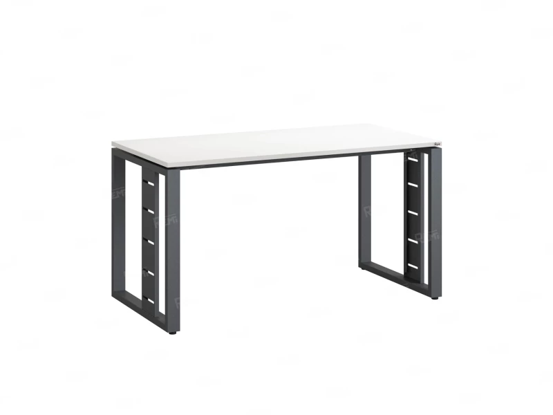 Стол прямой на О-образных опорах 1200x800x750 RM040-12x8 Белый/Серый