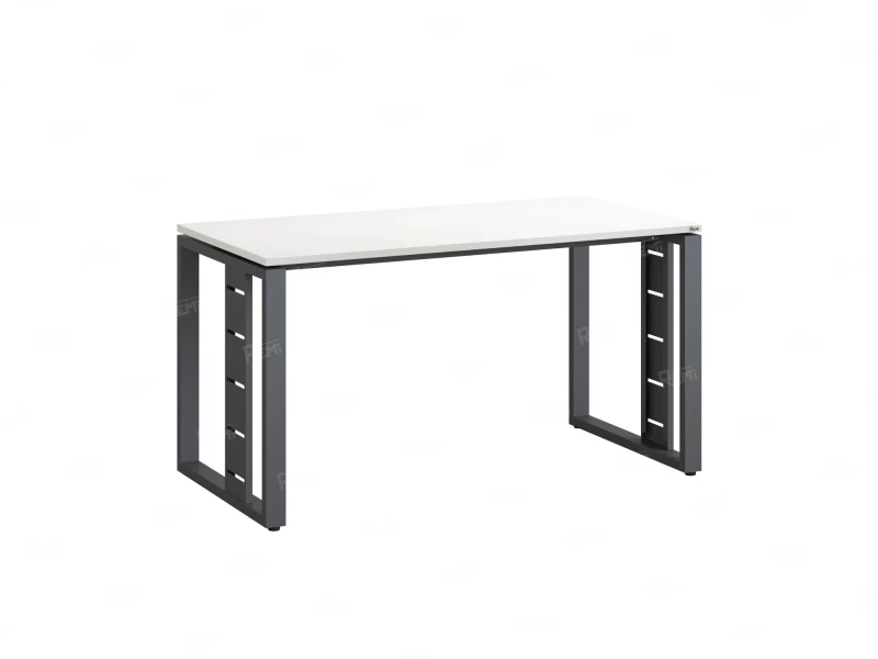Стол прямой на О-образных опорах 1200x800x750 RM040-12x8 Белый/Серый