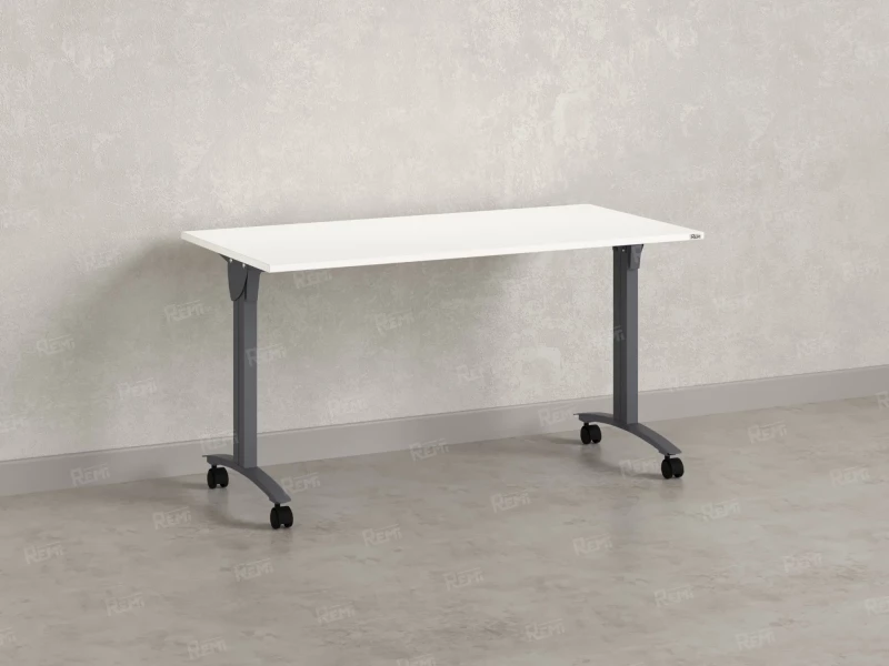 Стол складной, мобильный 1400x600x750 RM011-14x6 Белый/Серый