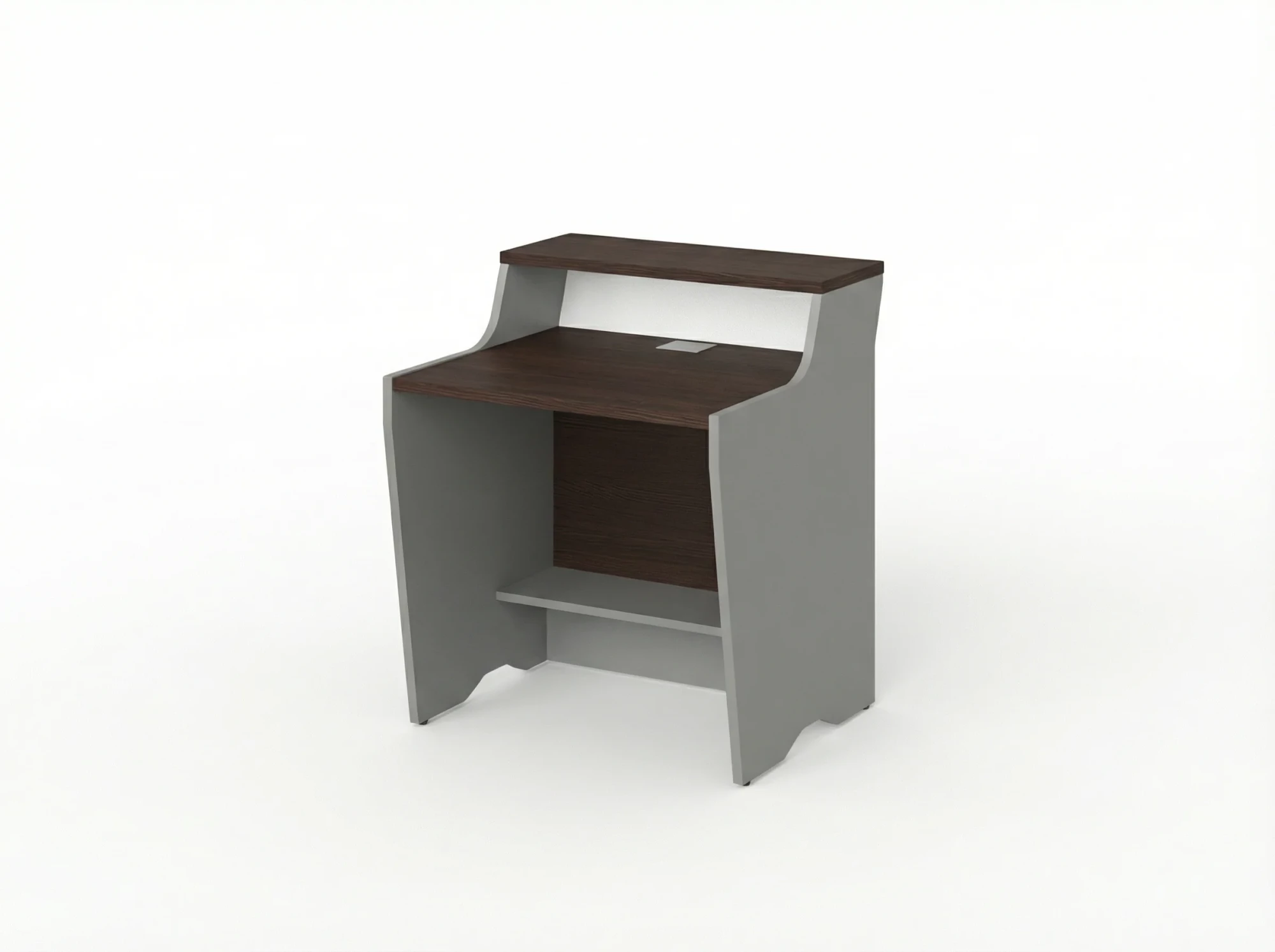 BRL RB082-80х80 Модуль прямой, низкий 800х748х960 Венге/Серый вулканический