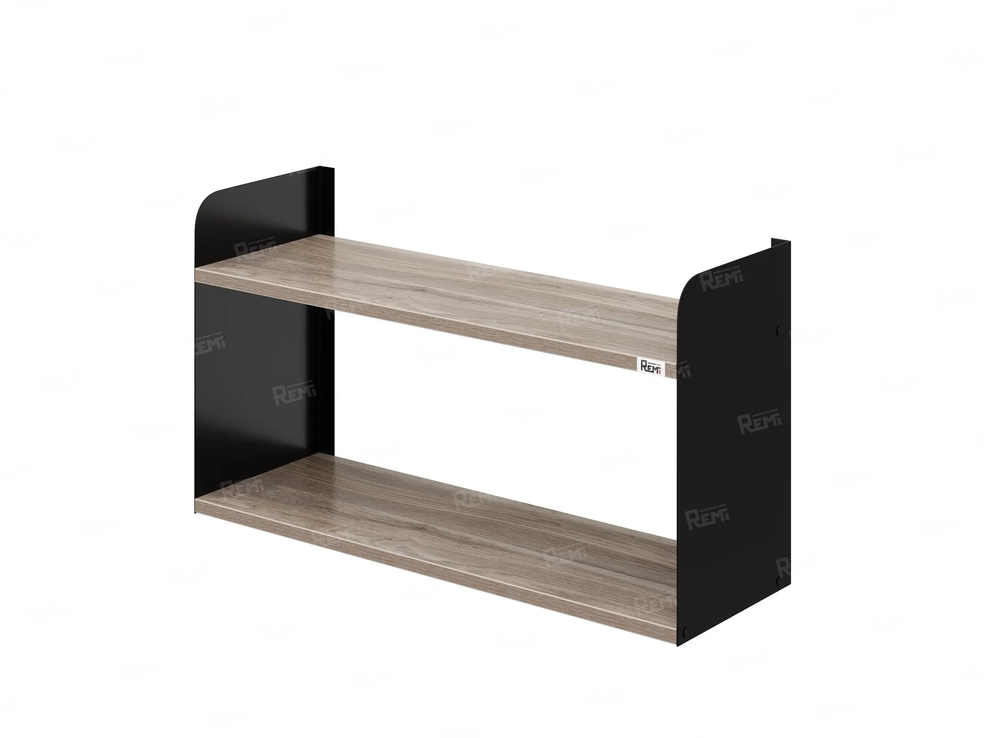 Полка настенная 900x200x500 RM190-90x20 Дуб Маувелла/Черный