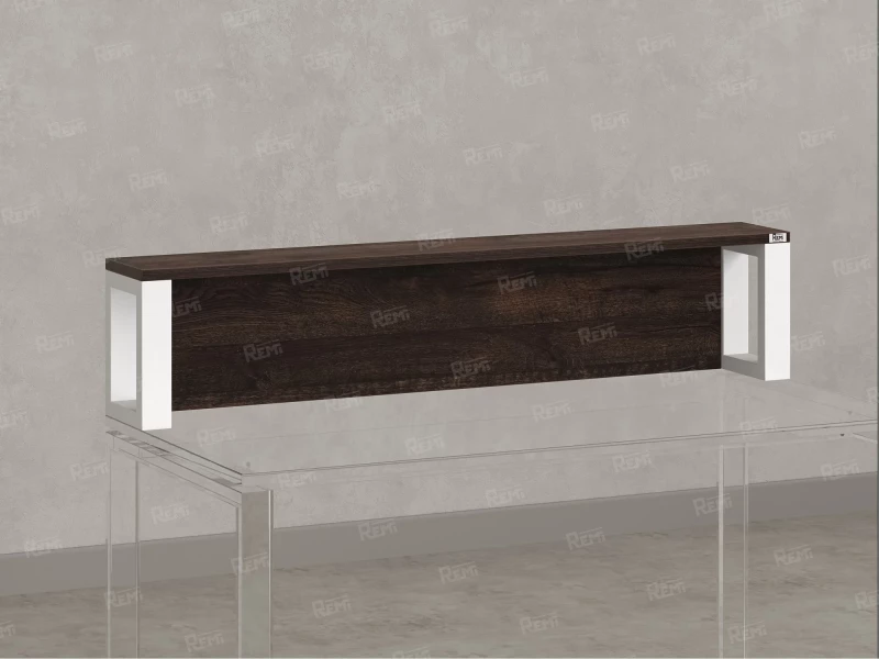 Надстройка для стола 1200x200x300 RM208-120x40 Дуб Апрельский Шоколадный/Белый