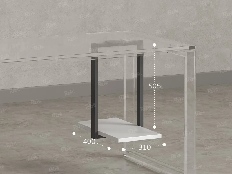 Подставка под системный блок 310x400x505 RM210-31x40 Белый/Серый