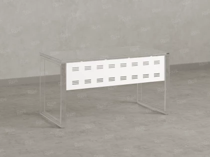 Нижний подвесной экран из металла 1000x5x300 RM203-100x30 Белый