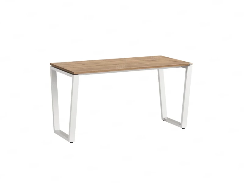 Стол прямой на U-образных опорах 1600x800x750 RM003-16x8 Дуб Юстус/Белый