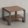 Журнальный стол с полкой 900x600x550 RM181-9x6 Дуб Юстус/Серый