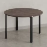 Круглый стол на П-образных опорах 1400x1400x750 RM186-14x14 Дуб Апрельский шоколад/Черный