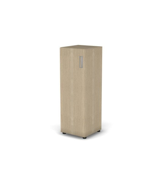 Шкаф узкий, RE118 З/С ХДФ 39,9x42x120 см Акация светлый/Акация светлый, Серия Еврова | Europe