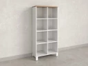 Стеллаж, 8 ячеек 750х370х1620 RM139-75x37 Дуб Юстус/Белый
