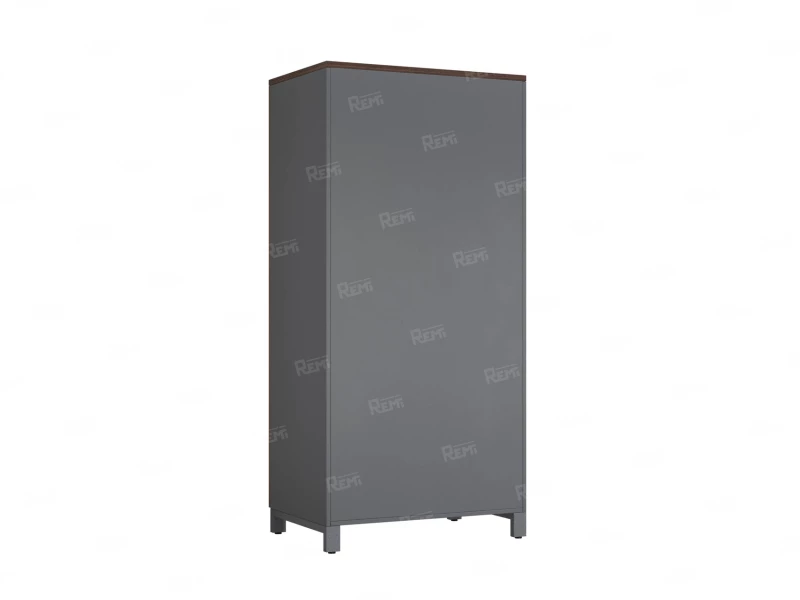 Гардероб, штанга, 1 полка 900x600x1900 RM158-90x60 Дуб Апрельский шоколад/Серый