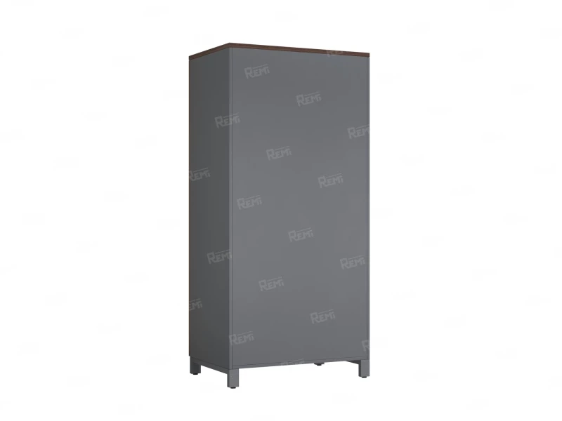 Гардероб, штанга, 1 полка 900x600x1900 RM158-90x60 Дуб Апрельский шоколад/Серый