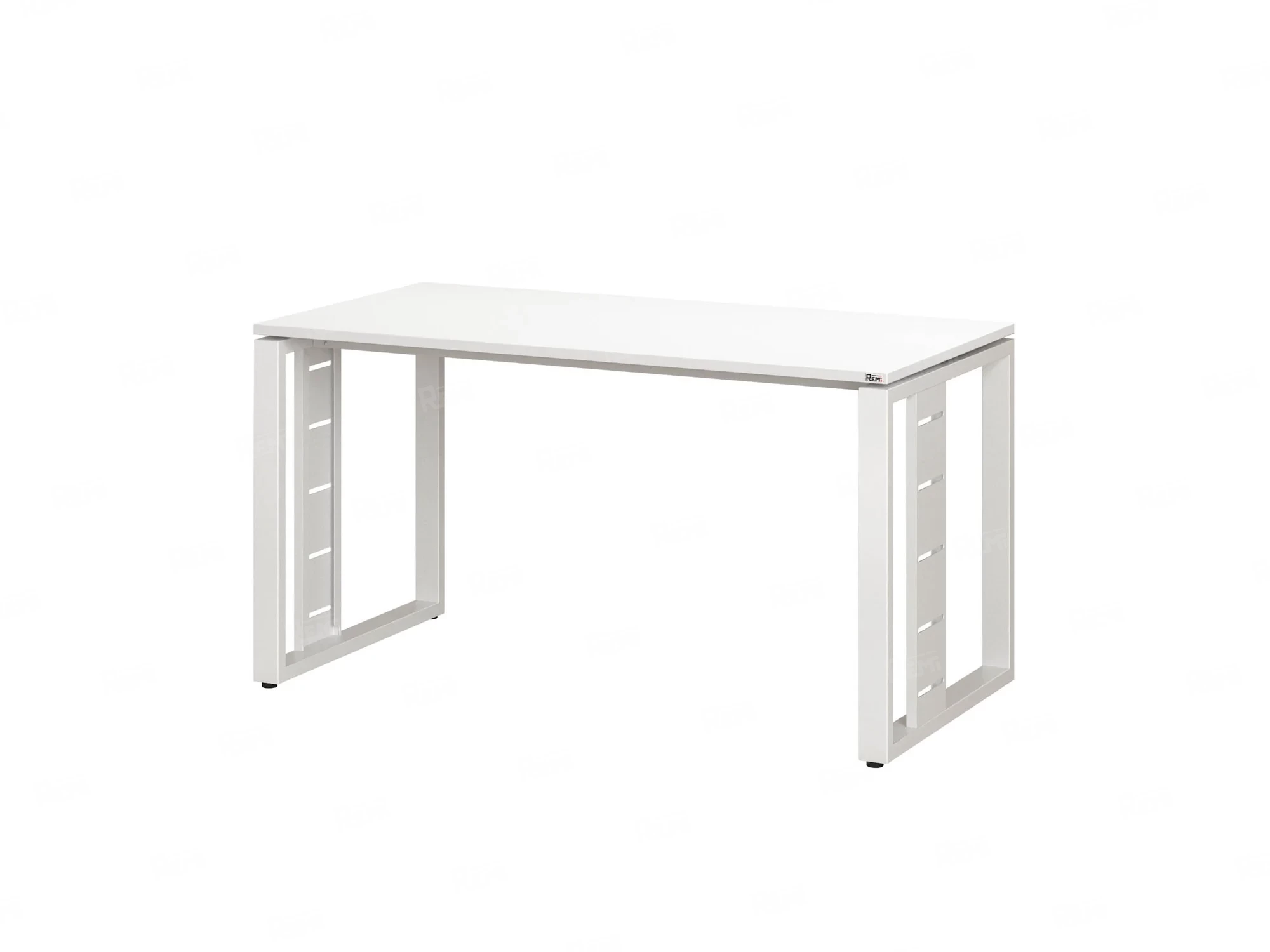 Стол прямой на О-образных опорах 1200x800x750 RM040-12x8 Белый/Белый