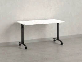 Стол складной, мобильный 1400x600x750 RM011-14x6 Белый/Черный