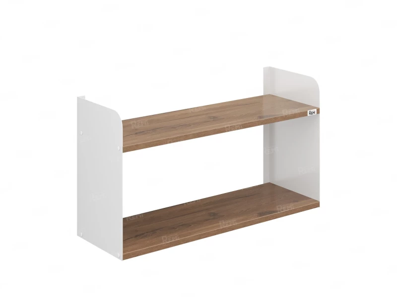 Полка настенная 900x200x500 RM190-90x20 Дуб Юстус/Белый