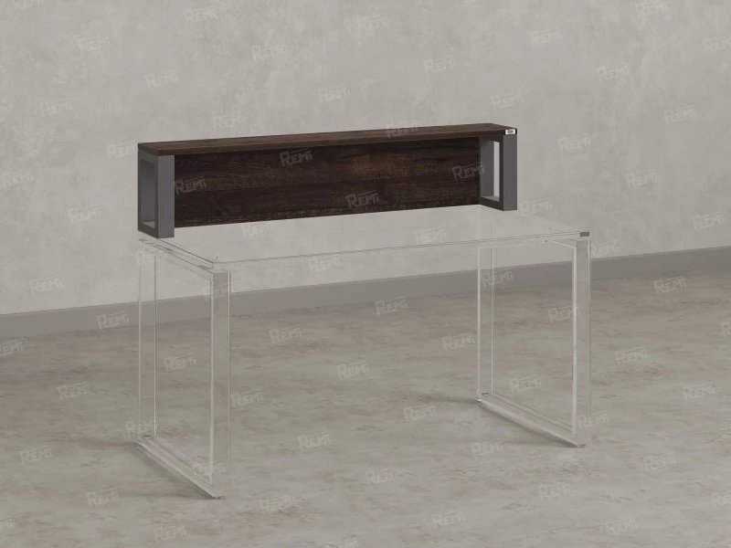 Надстройка для стола 1200x200x300 RM208-120x40 Дуб Апрельский Шоколадный/Серый