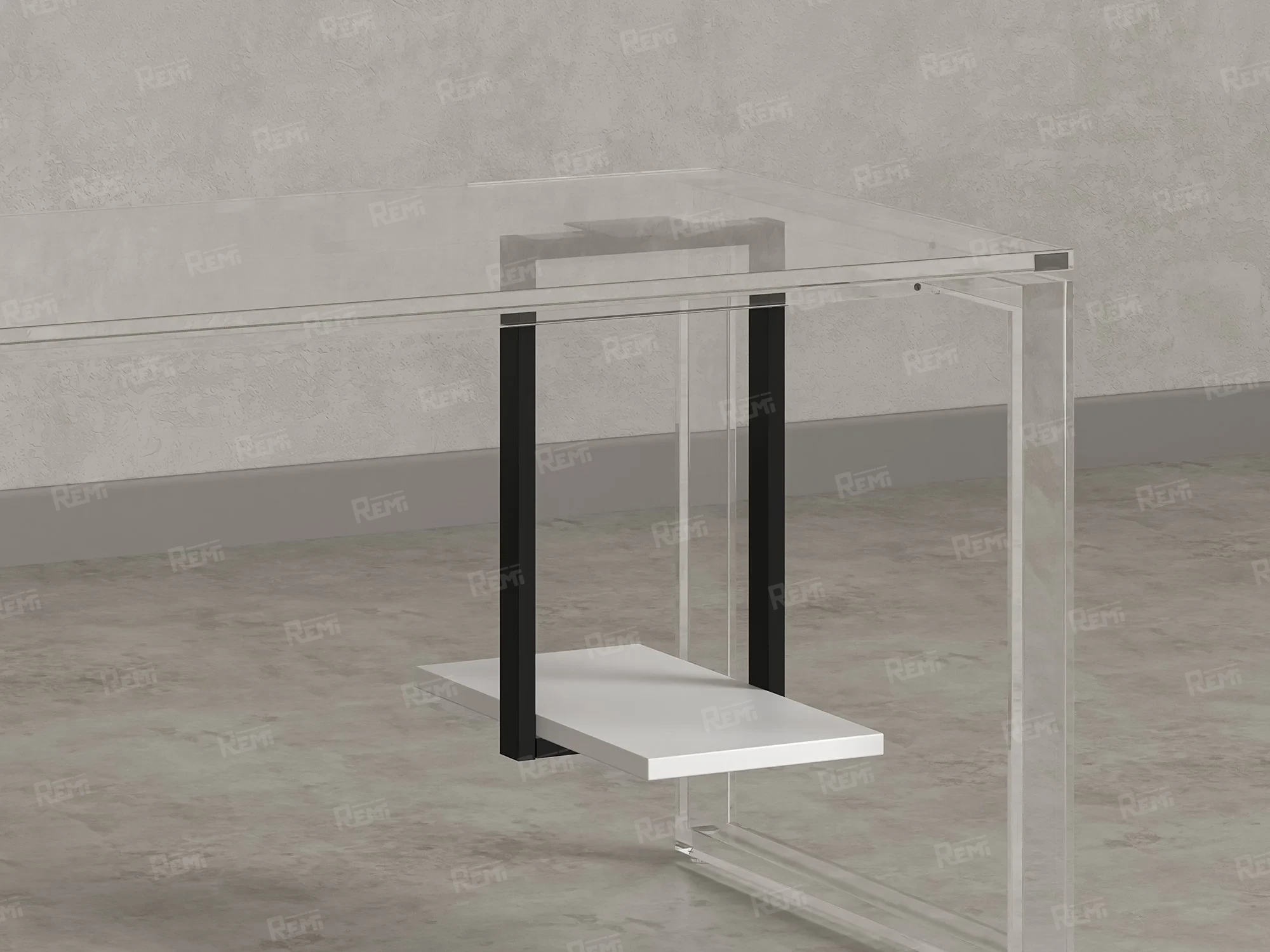 Подставка под системный блок 310x400x505 RM210-31x40 Белый/Черный