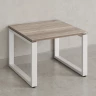 Журнальный стол с полкой 900x800x550 RM182-9x8 Дуб Маувелла/Белый