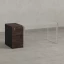 Тумба приставная, 4 ящика 400x600x750 RM121-40x60 Дуб Апрельский шоколад/Черный