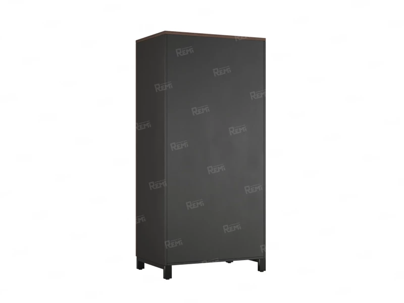 Гардероб, штанга, 1 полка 900x600x1900 RM158-90x60 Дуб Апрельский шоколад/Черный