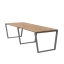 Cтол для переговоров, на V-обазном каркасе 2200x1200x750 RM082-220x120 Дуб Юстус/Серый
