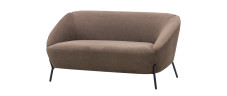 Диван Брокко на 2 места цвет Серо-коричневый