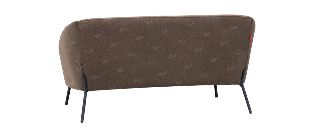 Диван Брокко на 2 места цвет Серо-коричневый