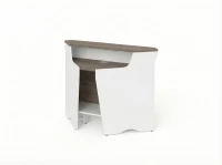 BRL RB079-92х92 Модуль угловой, низкий 920х920х960 Шорвуд/Белый