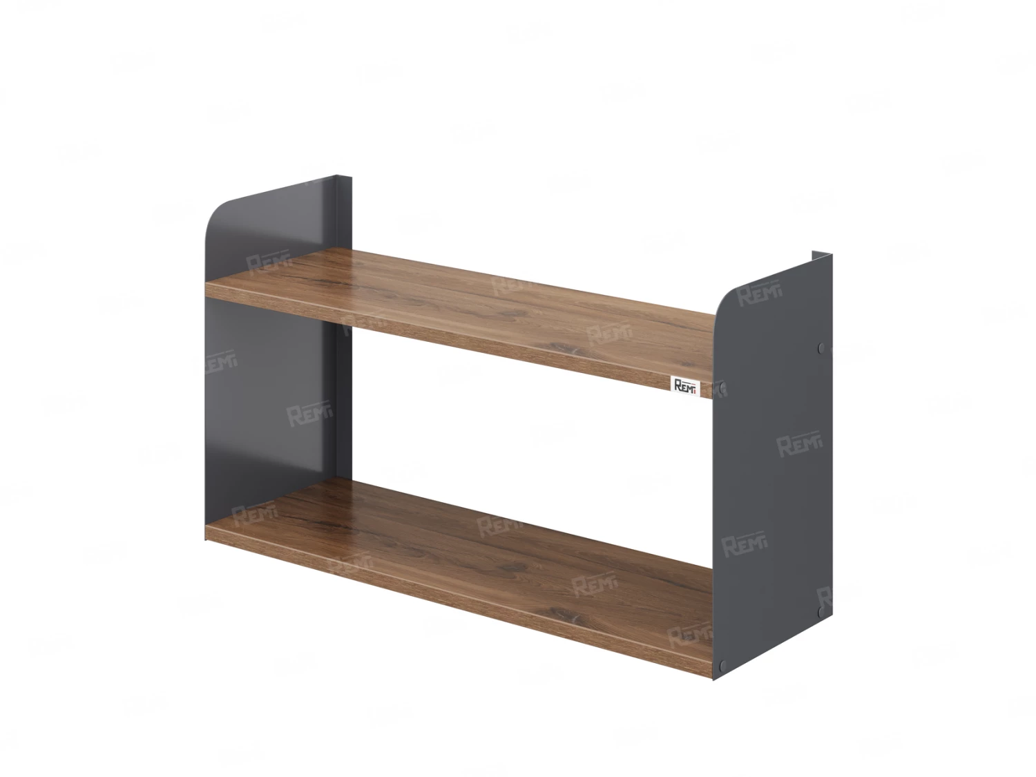 Полка настенная 900x200x500 RM190-90x20 Дуб Юстус/Серый
