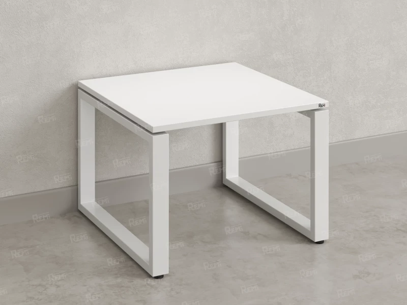 Журнальный стол с полкой 900x600x550 RM182-9x6 Белый/Белый