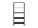 Стеллаж, 8 ячеек 750х370х1620 RM139-75x37 Дуб Юстус/Черный