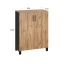 Шкаф распашной, 3 уровня 900x420x1200 RM149-90x42 Дуб Юстус/Черный