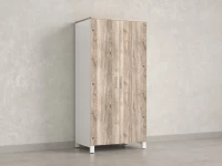 Гардероб, штанга, 1 полка 900x600x1900 RM158-90x60 Дуб Маувелла/Белый