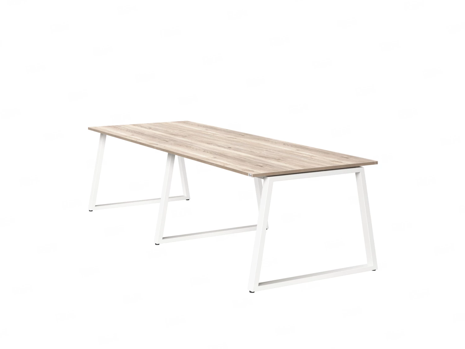 Cтол для переговоров, на A-обазном каркасе 2200x1400x750 RM083-220x140 Дуб Маувелла/Белый