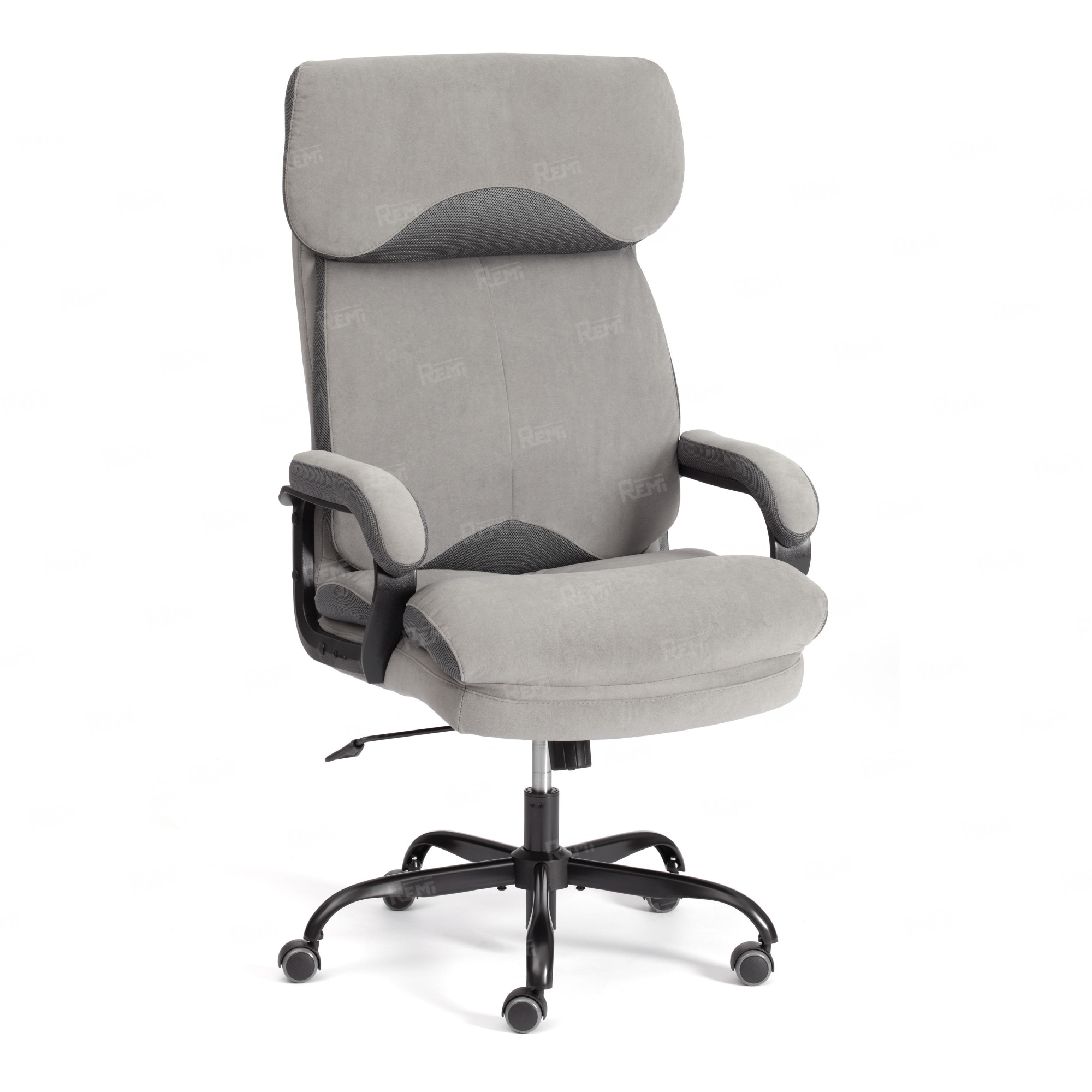 Кресло Duke metal BL Серый/Серый, Велюр (арт. 24988)