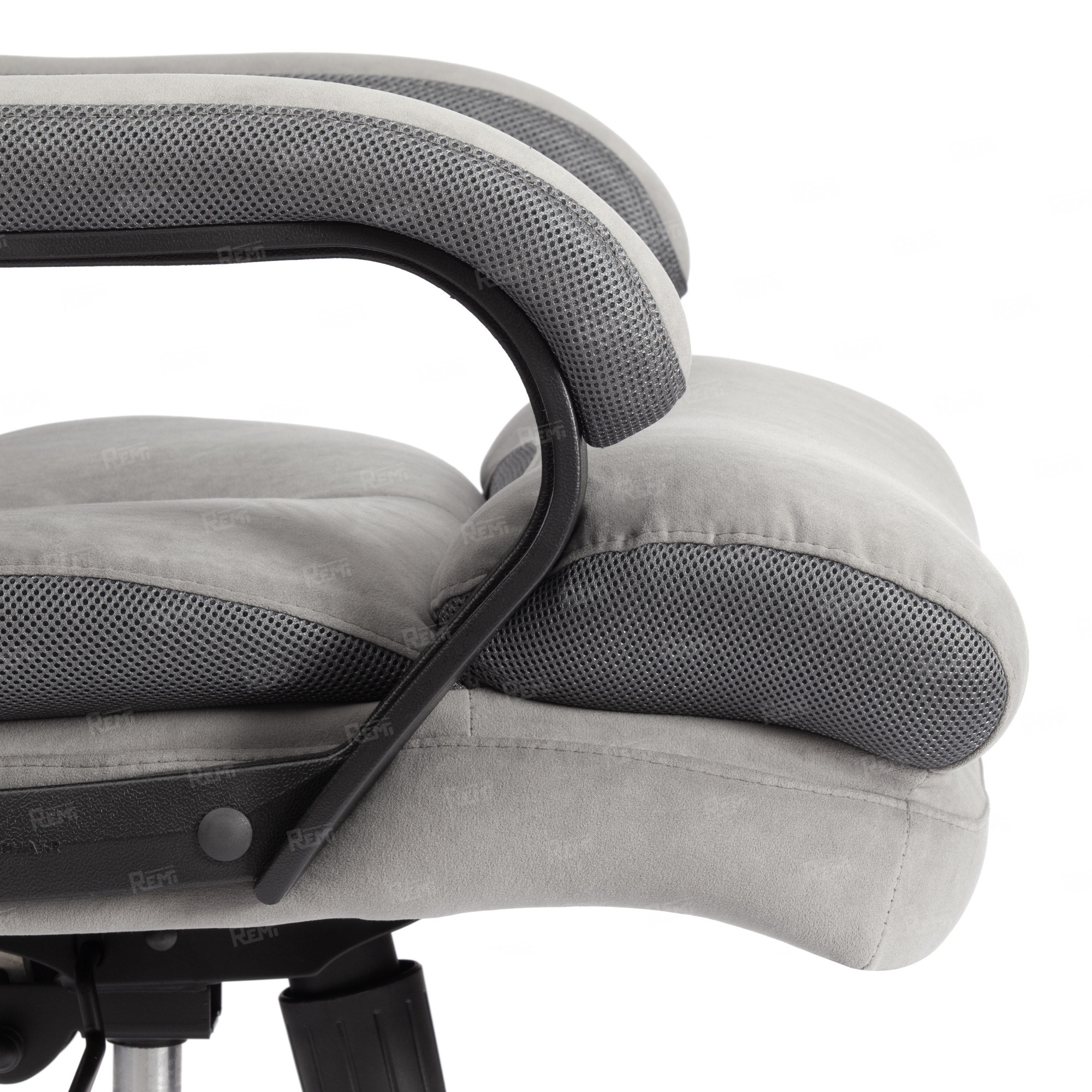 Кресло Duke metal BL Серый/Серый, Велюр (арт. 24988)