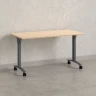 Стол складной, мобильный 1400x600x750 RM011-14x6 Вяз Швейцарский светлый/Серый