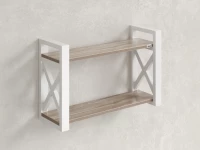 Полка настенная 900x300x500 RM196-90x30 Дуб Маувелла/Белый