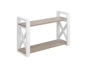 Полка настенная 900x300x500 RM196-90x30 Дуб Маувелла/Белый